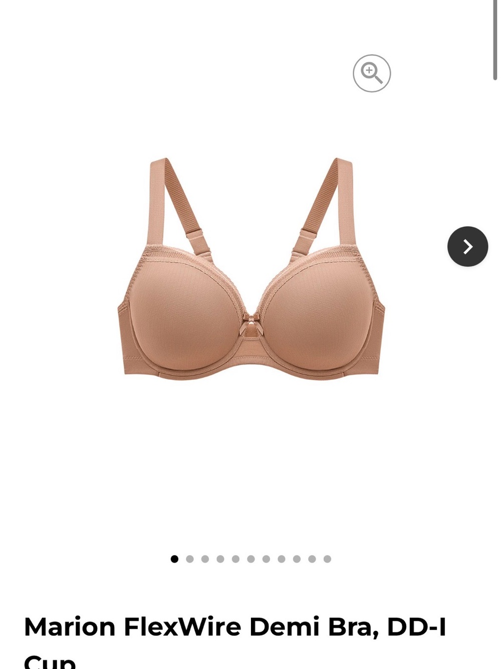Marion FlexWire Demi Bra in Nude - Smooth Support for DD-I Cups